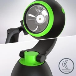 B.K.Licht - LED Kampeerlamp - Zaklamp - 3 In 1 Zaklantaarn Voor Kinderen - Tafellamp - Tentlamp - Opvouwbaar - Zwart Groen - 140 Lumen - IP20 -Outdoor Camping Winkel 1200x1200 1359