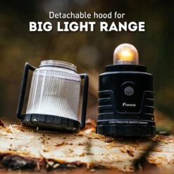 Favour L1061 Camping Lamp LED, 875 Lumen, IP64, Waterdicht, Draagbare Kampeerlamp, Tentlamp, Schokbestendig, 4 Verschillende Lichtmodi Incl Kaarslicht-modus, Afneembaar Deksel, Handig & Compact Formaat -Outdoor Camping Winkel 1200x1200 1408