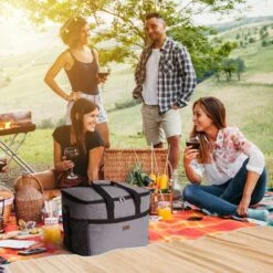 Packaway 4 Laags Geïsoleerde Koeltas - Lunchtas 40 Liter - Grijs -Outdoor Camping Winkel 1200x1200 244