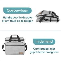 ForDig Koeltas XL Grijs (30 Liter) - Gemaakt Van 600D Polyester Met PEVA-Voering - Ruimte Voor 40 Blikjes Of 20 Halve Liter Flessen - Opvouwbaar Koel Tas Met Easy-Acces Flap - Ruimte Voor Bestek - Picknick Cool Bag - Coolerbag - Grote Cooler -Outdoor Camping Winkel 1200x1200 267