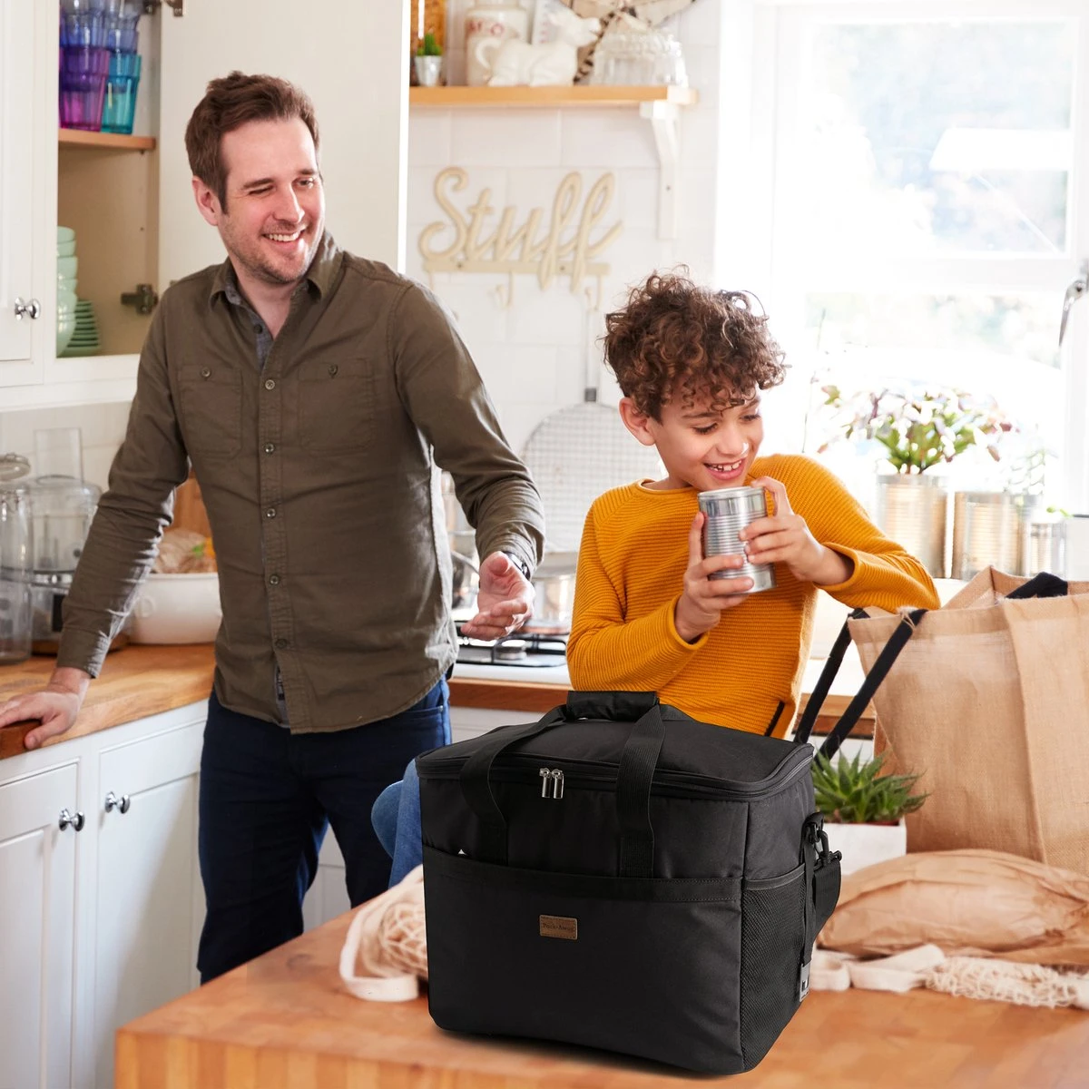 Packaway 4 Laags Geïsoleerde Koeltas - Lunchtas 40 Liter - Zwart 10 Packaway 4 Laags Geïsoleerde Koeltas - Lunchtas 40 Liter - Zwart - Afbeelding 8