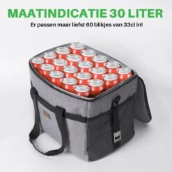 Packaway 4 Laags Geïsoleerde Koeltas - Lunchtas 30 Liter - Grijs -Outdoor Camping Winkel 1200x1200 330