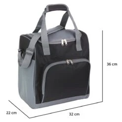 Basis Sterke Koeltas Set - 25 + 10 Liter - Lunchtas - Geïsoleerde Koeltassen - Picknicktas - Coolerbag - Zwart -Outdoor Camping Winkel 1200x1200 340