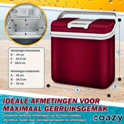 Koelbox 24L Met ECO Modus Voor Auto & Camping - Frigobox Elektrisch 24 Liter Met 12v 230 Volt - Verkoelt En Verwamt - MiniBar - Mini Koelkast -Outdoor Camping Winkel 1200x1200 401