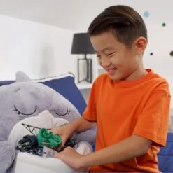 Mediashop Happy Nappers Kinderslaapzak - 2-in-1 Zachte Knuffel En Zomerslaapzak - Roze Eenhoorn Motief Voor Kinderen Van 3 Tot 6 Jaar -Outdoor Camping Winkel 1200x1200 423