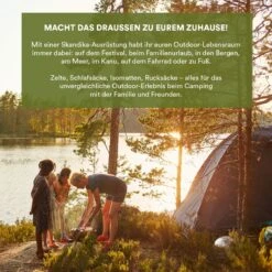 Skandika Nimbus Sleeper 12 Tent – Koepeltenten – 12 Persoons Familietent - Campingtent – Muggengaas – Sleeper Technology (3 Extra Donkere Slaapcabines) – 760 X 630 X 215 Cm (LxBxH) – 5000 Mm Waterkolom – Camping, Tuin – Kamperen – Blauw/wit -Outdoor Camping Winkel 1200x1200 567