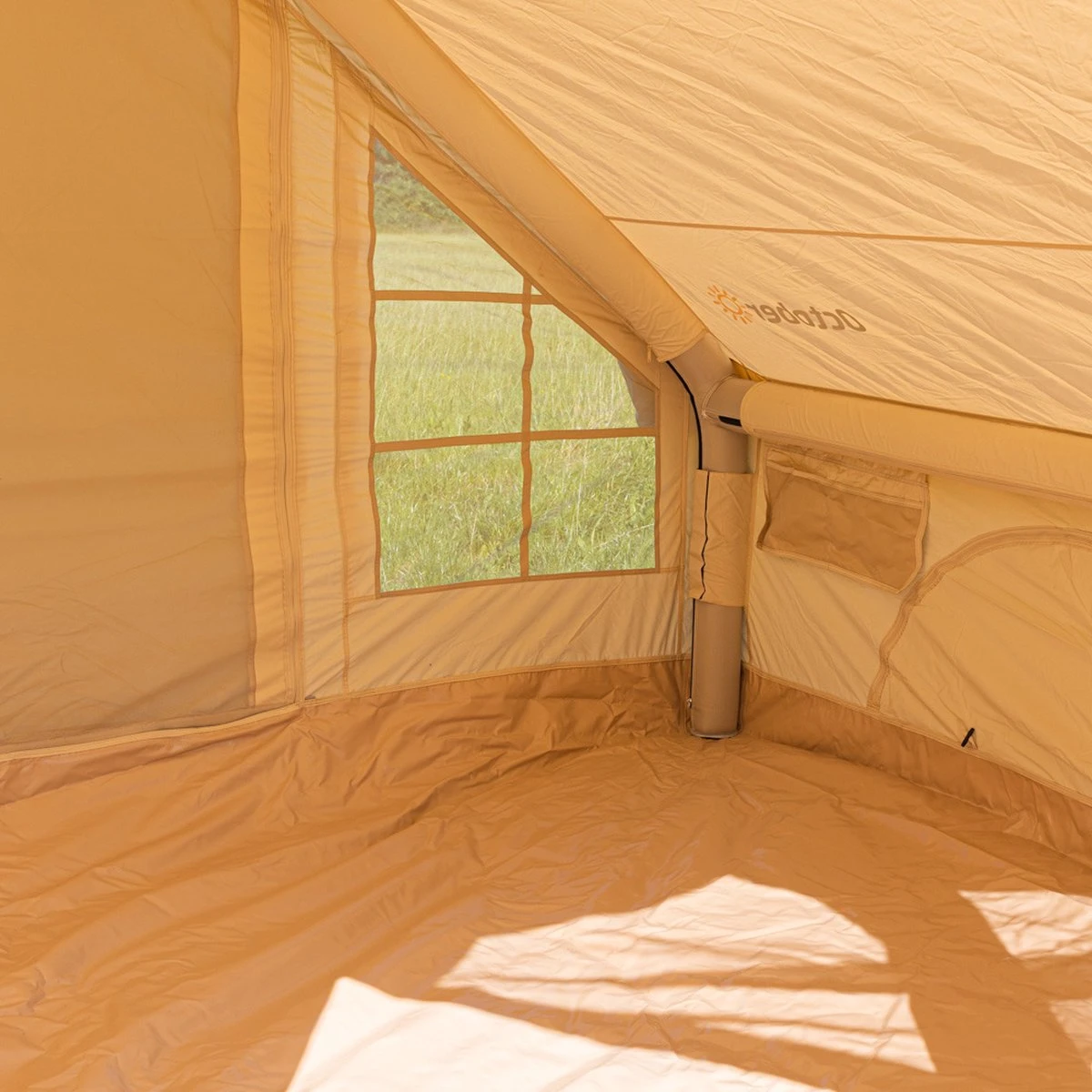 Opblaasbare Vier Persoons Tent Beige 300x200x210 Cm 12 Opblaasbare Vier Persoons Tent Beige 300x200x210 Cm - Afbeelding 10