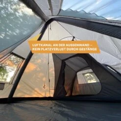 Skandika Tipi Kotona Air Opblaasbare Tent – Opblaasbare Tenten - 4 Persoons Tipi Tent – Tenten - Campingtent – Ingenaaide Tentvloer – Muggengaas – 260 Cm Stahoogte – 490 X 370 X 260 (L X B X H) – Outdoor, Camping, Tuin – Luchttent - Kamperen - Beige -Outdoor Camping Winkel 1200x1200 614