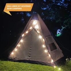 Skandika Tipi Kotona Air Opblaasbare Tent – Opblaasbare Tenten - 4 Persoons Tipi Tent – Tenten - Campingtent – Ingenaaide Tentvloer – Muggengaas – 260 Cm Stahoogte – 490 X 370 X 260 (L X B X H) – Outdoor, Camping, Tuin – Luchttent - Kamperen - Beige -Outdoor Camping Winkel 1200x1200 616
