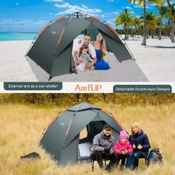 Merkloos Kamping Tent / Absolutely Waterproof, Lightweight Camping Tent With - Tent Ideal For Camping In The Garden, Dome Tent, -Outdoor Camping Winkel 1200x1200 626