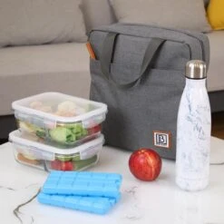 Brisby 4 Laags Geïsoleerde Koeltas - Lunchtas 7 Liter - Donkergrijs -Outdoor Camping Winkel 1200x1200 700