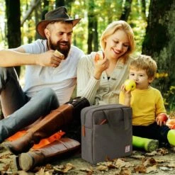 Brisby 4 Laags Geïsoleerde Koeltas - Lunchtas 7 Liter - Donkergrijs -Outdoor Camping Winkel 1200x1200 701