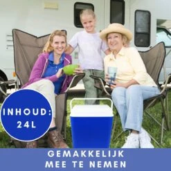 Niceey Thermo Elektrische Koelbox - 24 Liter - Koelbox Elektrisch 12v 230 Volt - Coolbox - Koelt & Verwarmt - Blauw -Outdoor Camping Winkel 1200x1200 719