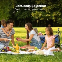 LifeGoods Bolderkar - Opvouwbaar - Tot 120KG - 103L - Extra Draagtas En Duwstang - Wasbaar Polyester - 98x45cm - Blauw/Grijs 18 LifeGoods Bolderkar - Opvouwbaar - Tot 120KG - 103L - Extra Draagtas En Duwstang - Wasbaar Polyester - 98x45cm - Blauw/Grijs -Outdoor Camping Winkel 1200x1200 726