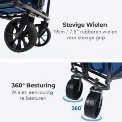 LifeGoods Bolderkar - Opvouwbaar - Tot 120KG - 103L - Extra Draagtas En Duwstang - Wasbaar Polyester - 98x45cm - Blauw/Grijs 23 LifeGoods Bolderkar - Opvouwbaar - Tot 120KG - 103L - Extra Draagtas En Duwstang - Wasbaar Polyester - 98x45cm - Blauw/Grijs -Outdoor Camping Winkel 1200x1200 731