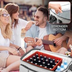 Bomoe Opvouwbare Koeltas IceBreezer KT53 - Koelbox Voor Onderweg - 53x37x32 Cm - 52 Liter - Picknicktas Perfect Voor Barbecues Of Festivals -Outdoor Camping Winkel 1200x1200 736