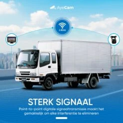AyeCam Achteruitrijcamera - 4,3 Inch Scherm - 2 Kanaals – Nachtzicht - Incl. Begeleidingslijnen -Outdoor Camping Winkel 1200x1200 747