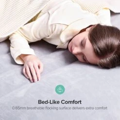 Sable Luxe Queen Size 2 Persoons Luchtmatras Met Ingebouwd Kussen, Opblaasbaar Luchtbed Met Ingebouwde Elektrische Pomp Voor Kamperen, Reizen Of Overnachtende Gasten Of Festival -Outdoor Camping Winkel 1200x1200 757