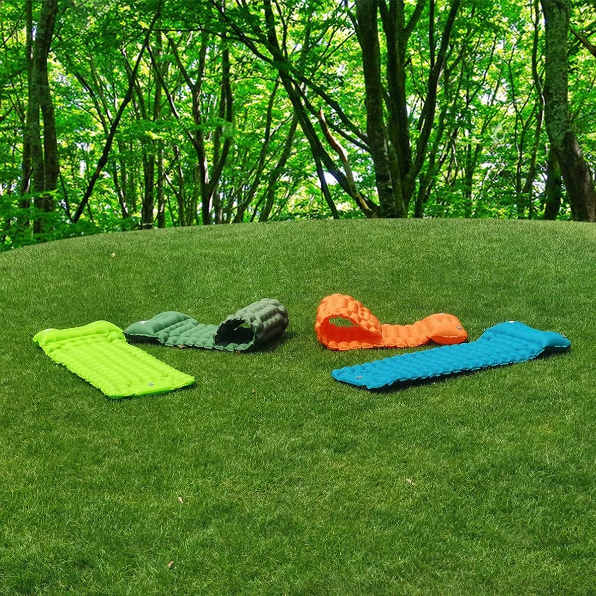 LVNRIDS Isomat, Zelfopblazend, Ultralicht, Luchtmatras, Camping, Zelfopblaasbaar, Opblaasbaar Matras, 3,9 Inch Dik, Met Voetperspomp En Kussen, Voor Camping, Reizen, Outdoor, Wandelen, Strand, Oranje 8 LVNRIDS Isomat, Zelfopblazend, Ultralicht, Luchtmatras, Camping, Zelfopblaasbaar, Opblaasbaar Matras, 3,9 Inch Dik, Met Voetperspomp En Kussen, Voor Camping, Reizen, Outdoor, Wandelen, Strand, Oranje - Afbeelding 6