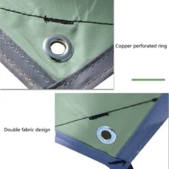 Merkloos TDR - Outdoor Draagbaar Zonnescherm Met Opbergtas - Waterdicht - Tarps Voor Kamperen 300 *300cm - 3-4 Personen -Leger Groen -Outdoor Camping Winkel 1200x1200 929