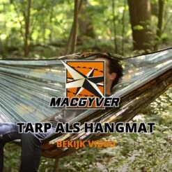 MacGyver® ‘3-in-1’ Tent | Tarp – Schaduwdoek – Hangmat | Strandtent | Outdoor-tent | Shelter | Vistent | 280 X 280 Cm | Camouflage | Waterdicht | Lichtgewicht -Outdoor Camping Winkel 1200x1200 931