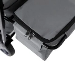 AREBOS Handwagen Vouwbare Dak Handwagen Vouwbare Trolley Uitrustingswagen Grijs -Outdoor Camping Winkel 1200x1200 957