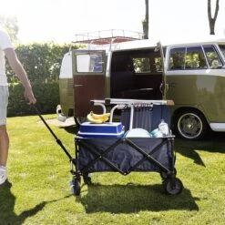 Campart Bolderkar HC-0910 - Opvouwbaar - Bolderwagen Met Stevig Harmonicaframe - Inclusief Opbergtas En Bodemplaat - Blauw -Outdoor Camping Winkel 1200x1200 959