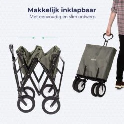 LifeGoods Bolderkar - Opvouwbaar - Draaibare Wielen - 2 Standen - 70KG Draagkracht - Groen 13 LifeGoods Bolderkar - Opvouwbaar - Draaibare Wielen - 2 Standen - 70KG Draagkracht - Groen -Outdoor Camping Winkel 1200x1200 961