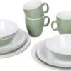 Bo-Camp Servies - Campingbord - 100% Melamine - 16-delig - Groen -Outdoor Camping Winkel 1200x586 1