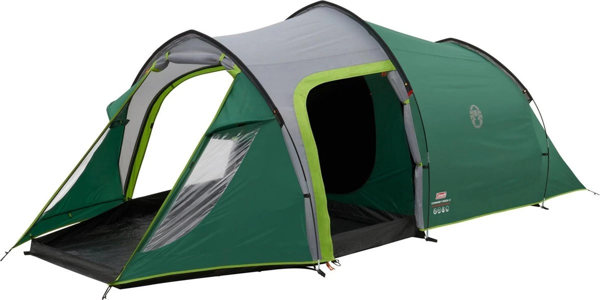 Coleman Chimney Rock 3 Plus Tunneltent - Verduisterend - 3-Persoons 2 Coleman Chimney Rock 3 Plus Tunneltent - Verduisterend - 3-Persoons