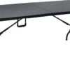 ERRO Vouwtafel - Wickerlook - 180x74cm - Zwart -Outdoor Camping Winkel 1200x666