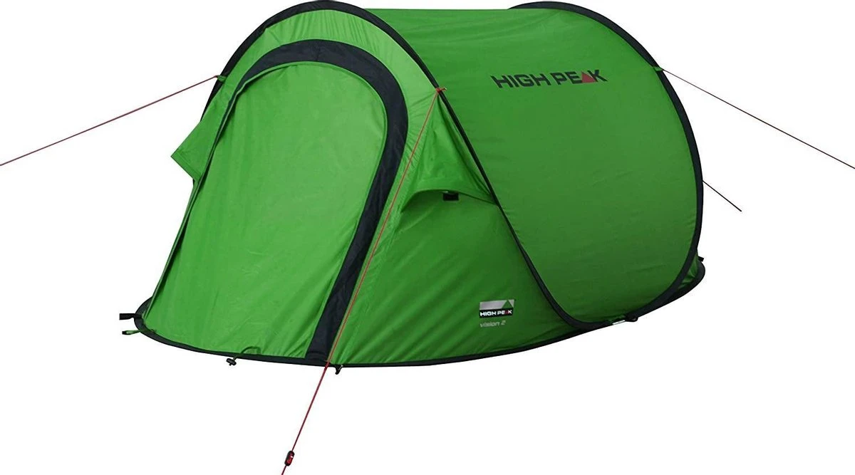 High Peak Vision 2 Pop Up Tent - Groen - 2 Persoons 4 High Peak Vision 2 Pop Up Tent - Groen - 2 Persoons - Afbeelding 2