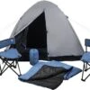 MaxxSport Camping Set - 2 Persoons - Tent + Slaapzakken + Campingstoelen - 200x190x120cm -Outdoor Camping Winkel 1200x682