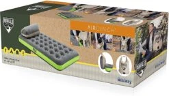 Bestway 1-Persoons Luchtbed Roll & Relax - 188 X 99 X 22 CM - Incl. 3-in-1 Reistas, Kussen En Handpomp - Binnen 50 Sec Opgeblazen - Binnen- En Buitengebruik -Outdoor Camping Winkel 1200x686