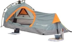 Where Tomorrow Solo Tent Pop Up 225X100X57 Cm - Grijs - 1 Persoons -Outdoor Camping Winkel 1200x705