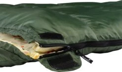 Skandika Vegas-R XXL Slaapzak - Mummieslaapzakken – Slaapzakken Volwassen – Maat XXL – Mummie Slaapzak - Unisex - Katoen, Luxe Kwaliteit, Koppelbaar, 3 Seizoenen, 220 X 110 Cm, -12° Tot -15°C, Outdoor Kampeerslaapzak – Ritssluiting Rechts - Groen -Outdoor Camping Winkel 1200x710 2