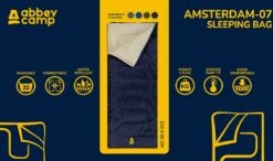 Abbey Camp Slaapzak Amsterdam-07 - Dekenmodel - 210 X 85 Cm - Groen -Outdoor Camping Winkel 1200x711 2