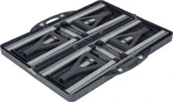 Bo-Camp Picknicktafel - Basic - Inklapbaar - Grijs -Outdoor Camping Winkel 1200x711