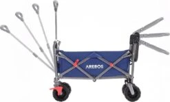 AREBOS Handkar | Transportwagen | Apparatuurwagen | Opvouwbaar | Duwstang| Blauw -Outdoor Camping Winkel 1200x724 1