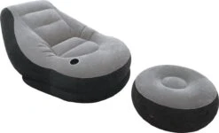 Intex Lounge Stoel - Ultra Lounge - Opblaasbaar - Grijs/zwart -Outdoor Camping Winkel 1200x727 1