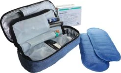 Smart Cool'R Diabetes Tas - Diabetes Etui - Insuline Koeltas - Insuline Etui - Diabetes Tasje - Medische Koeltas Voor Insulinespuit Met 2 Ice Packs Voor Optimale Temperatuur