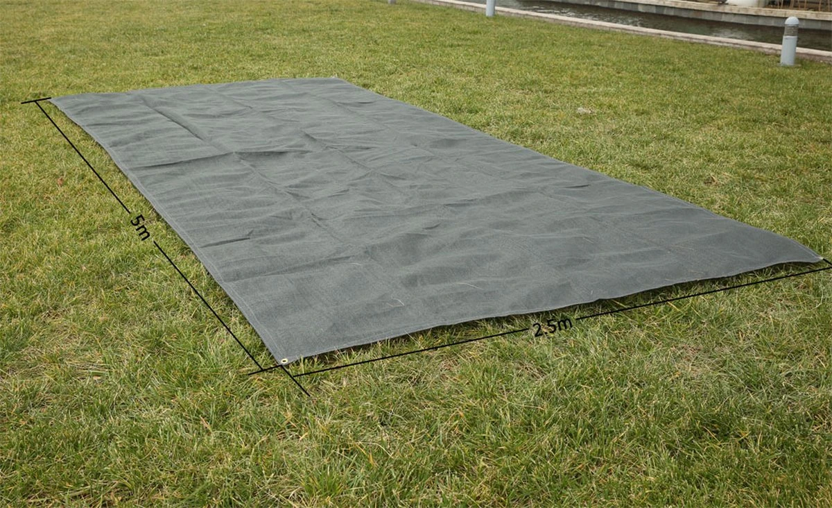 Voortent Tapijt, Antraciet 2,50 X 5,00 Meter; Luifeltapijt, Tenttapijt, Voortentbodem, Luifelvloer, Voortenttapijt, 500x250cm Water En Vuil Doorlatend - Multistrobe 7 Voortent Tapijt, Antraciet 2,50 X 5,00 Meter; Luifeltapijt, Tenttapijt, Voortentbodem, Luifelvloer, Voortenttapijt, 500x250cm Water En Vuil Doorlatend - Multistrobe - Afbeelding 5
