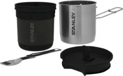Stanley The Bowl + Spork Compact Cook Set 0.70L - Campingkookset - Stainless Steel -Outdoor Camping Winkel 1200x743