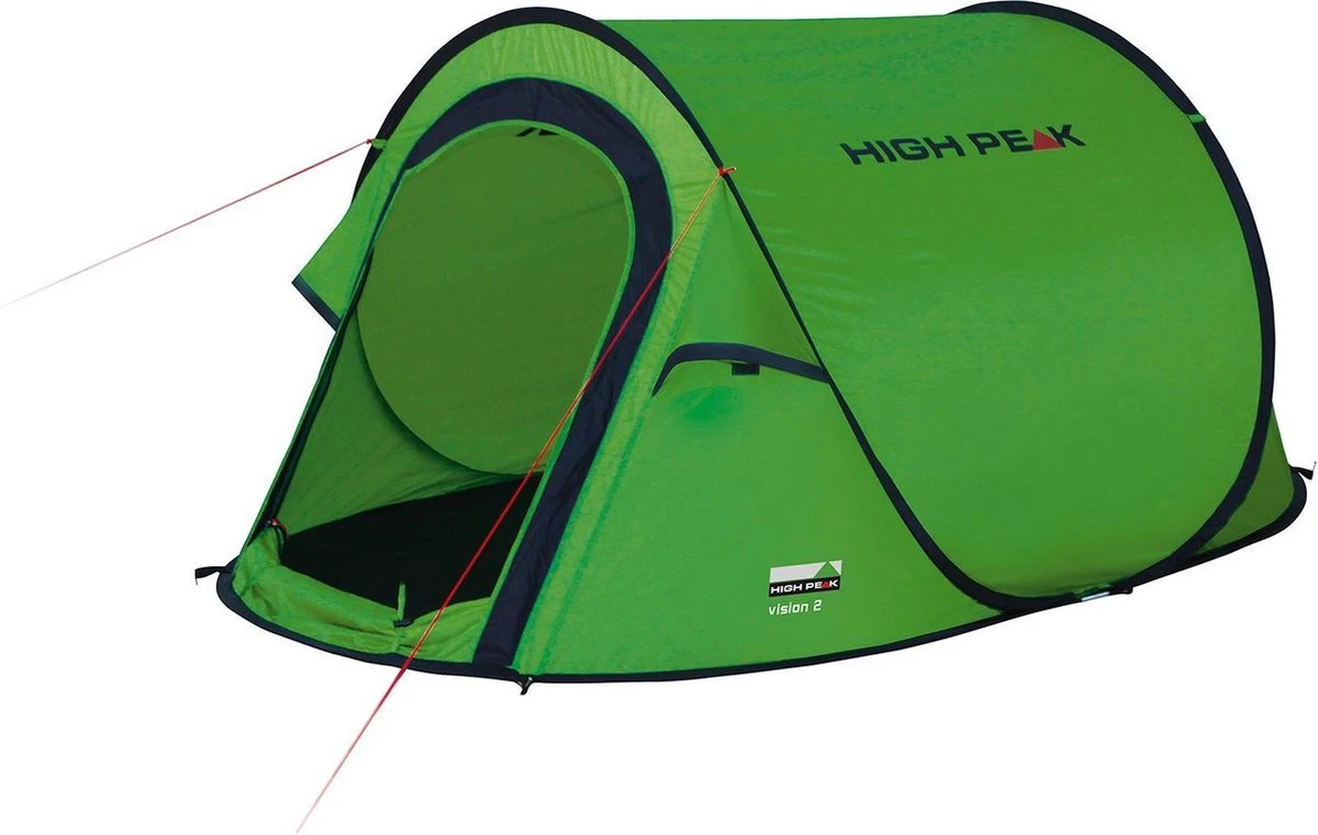 High Peak Vision 2 Pop Up Tent - Groen - 2 Persoons 3 High Peak Vision 2 Pop Up Tent - Groen - 2 Persoons