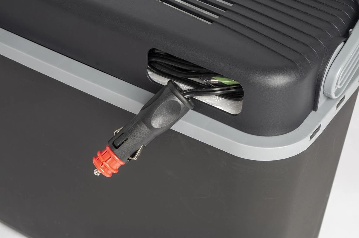 Bo-Camp Elektrische Autokoelbox Arctic - 12 Volt - 12 Liter - Zwart/Grijs 5 Bo-Camp Elektrische Autokoelbox Arctic - 12 Volt - 12 Liter - Zwart/Grijs - Afbeelding 3