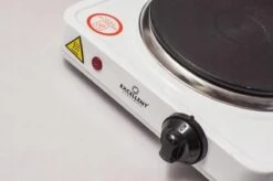 Kookplaat Basic Ø 16 Cm Elektrisch Wit Enkel Pits 1000W 5-standen 22 X 22 X 7 Cm -Outdoor Camping Winkel 1200x799 68