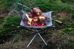 Firekorf + Grill + Spit : Opvouwbare Vuurkorf / Vuurschaal Met Rooster En Spit - Draagbare BBQ - Opbergtas - Kampeer Grill - Kookset -Outdoor Camping Winkel 1200x799 80