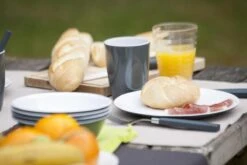 Bo-Camp Servies - Campingbord - 100% Melamine - 16-delig - Grijs -Outdoor Camping Winkel 1200x800 186