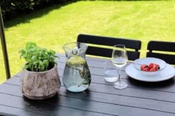 ERRO Vouwtafel - Houtlook - 180x74cm - Zwart -Outdoor Camping Winkel 1200x800 2