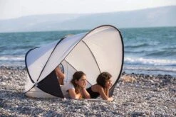Deryan Luxe Pop Up Strandtent XXL - Anti-UV 50+ - Zilver -Outdoor Camping Winkel 1200x800 47